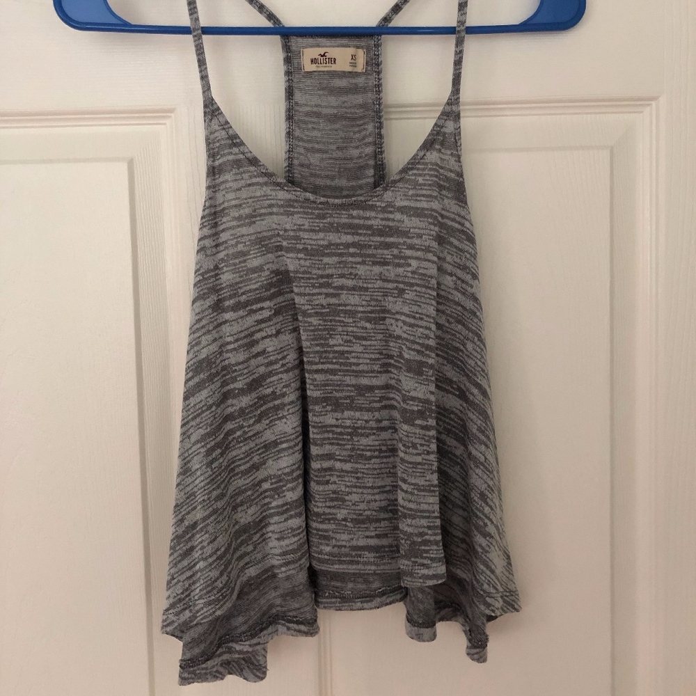 Cute grey striped tank